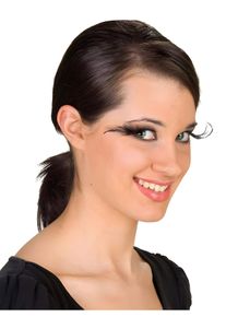 maskworld False Eyelashes Curved Feathers