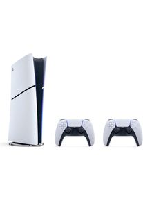Playstation 5, Konsolen-Set &raquo;Digital Edition (Slim) inkl. zweitem DualSense Wireless-Controller&laquo; 825 GB 1, wei&szlig;/schwarz, 825 GB Festplatte (667 GB vom