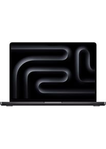 Apple , Notebook »MacBook Pro 14"« 35,97 cm / 14,2 ′′ M5 10-Core GPU 512 GB SSD , Space Schwarz , Erhältlich ab 22.10.2025