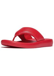 fitflop , Zehentrenner »iQUSHION D-LUXE« , Flats, Slides, Sandale mit weichem Zehensteg , rot , 39 , 39 , Sommerliches Modell im schlichten Design