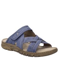 Josef Seibel , Pantolette »Brenda 10« mit weichem Lederfutter , dunkelblau , 39 , 39 , Bequeme Pantolette im sportlichen Look