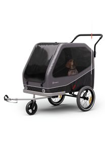 Klarfit Goldie Buggy, kerékpár utánfutó, 324 l, max. 40 kg, összecsukható, időjárásálló
