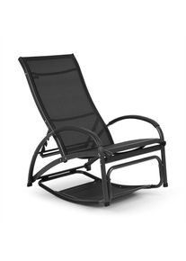 Blumfeldt Beverlywood, záhradné lehátko, hojdacie kreslo, hliník, čierne