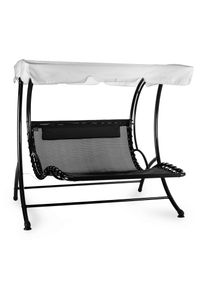 Blumfeldt Aristo, hojdacie ležadlo, záhradné ležadlo, záhradná hojdačka, vrátane vankúša, šedé