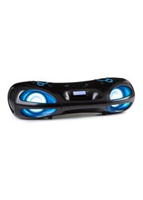 Auna Spacewoofer DAB Boombox, CD lejátszó, DAB+, UKW, Bluetooth, távirányító, LED