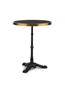 Blumfeldt Patras Lux, bisztr&oacute; asztal h&aacute;roml&aacute;b&uacute; talapzattal, m&aacute;rv&aacute;ny asztal, &Oslash;: 57,5 cm, magass&aacute;g: 72 cm