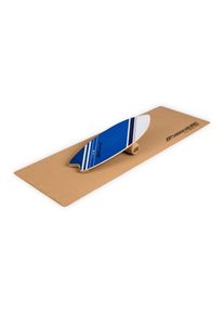 BoarderKING Indoorboard Wave, egyensúlyozó deszka, alátét, henger, fa / parafa