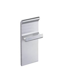 1 Llave para apertura de marcos abatibles de seguridad 19 mm, metal, plata