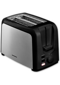 Heinner HTP-700BKSS, Toaster, Silber, Schwarz