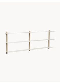 Gejst Półka ścienna Nivo Biały Drewno, Metal S 118 x W 42 cm