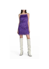 Just Cavalli, Damen, Kleider, Abito, Violett, (46)