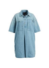 G-Star Raw G-Star, Damen, Kleider, Abito Camicia in Denim, Blau, (XL)