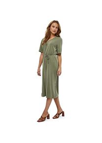 Minus, Damen, Kleider, Vestito in Lino Mili, Beige, (40)