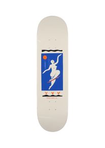 Polar Team No Comply Short 8.5" Skateboard Deck cream