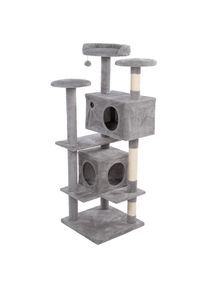 Zooplus Basics Tiragraffi M/L, 48x48x137cm, grigio gatto