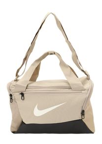 Nike Torba sportowa 'Brasilia 9.5' dla mężczyzn beżowy / czarny / biały Rozmiar Jednolity rozmiar