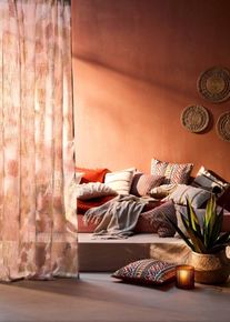 Housse de coussin à impression numérique - marron - taille 30x50 cm - bonprix