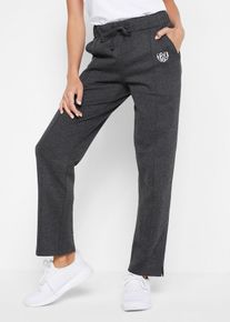 Pantalon de jogging en coton coupe droite - noir - taille 38/40 (S) avec coton - bonprix