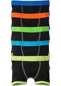 Lot de 5 boxers en coton extensible - noir - taille 92/98 avec coton - bonprix