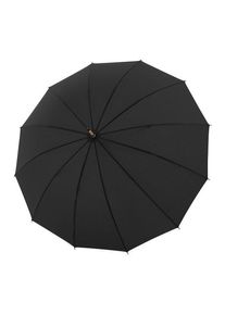 Doppler Nature Long Bamboo Ombrello a bastone 90 cm nero