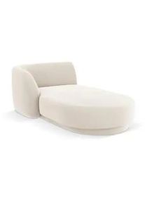 Micadoni Chaiselongue links Miley aus Samt leichtes beige , Textil , 90x70x156 cm , Hergestellt in Europa, Oeko-Tex® , Wohnzimmer, Sofas & Couches, Sofas, Recamieren