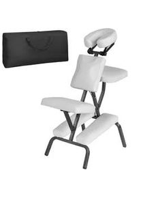 TecTake Massagestuhl ,80 x 50 x 105 cm,beige , Beige , Metall , 50x105x80 cm , Freizeit, Wellness, Körperpflege, Wohlfühlprodukte
