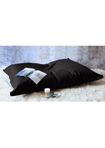 Kinzler, Sitzsack &raquo;XXL Outdoorf&auml;hig&laquo; 1 Stk. tlg. Uni Farben, Outdoor geeignet, ideal im Wohnzimmer & Kinderzimmer, schwarz, Polyester, B/H/T: 140 cm x
