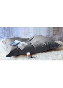 Kinzler, Sitzsack &raquo;XXL Outdoorf&auml;hig&laquo; 1 Stk. tlg. Uni Farben, Outdoor geeignet, ideal im Wohnzimmer & Kinderzimmer, anthrazit, Polyester, B/H/T: 140 cm