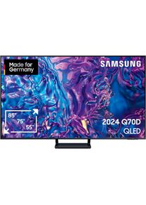 Samsung , QLED-Fernseher »GQ75Q70DAT« 189 cm/75 ′′ Smart-TV Neural Quantum 4K AI Gen2 Prozessor, bis zu 120Hz , schwarz , Neural Quantum 4K AI Gen2...