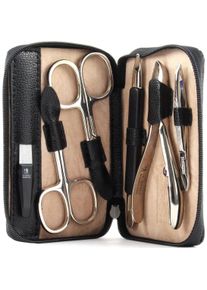 Windrose, Nagelpflegegerät, Beluga Manicure-Etui 13 cm Leder