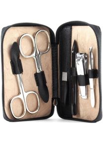Windrose, Nagelpflegegerät, Beluga Manicure-Etui 13 cm Leder