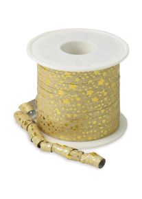 Pattberg, Geschenkverpackung, Ringelband 'Glitter Star' (Geschenkband, 1 x)
