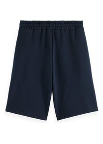 Scotch & Soda Scotch & Soda, Herren, Shorts, Essential Logo Badge Sweat Short Heren Broek - Maat S, Schwarz, (S)