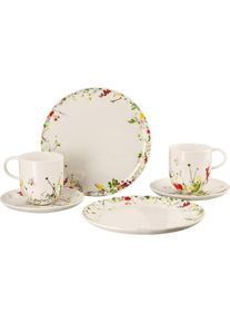 Rosenthal Set 6-tlg./Becher/Cp, Teller, Mehrfarbig
