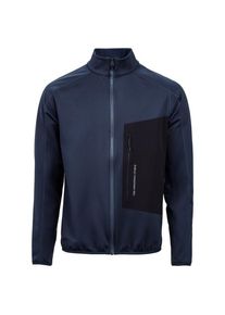 The Mountain Studio Techno Grid Fleece T-Neck Fleece jacket Men (M, blue)