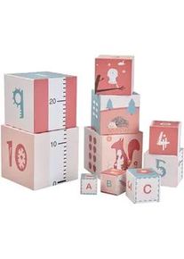 Avelia Stapelturm , Multicolor , Papier, Karton , 10-teilig , EN 71 , Spielzeug, Lernspiele