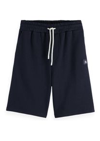Scotch & Soda Scotch & Soda, Herren, Shorts, Essential Logo Badge Sweat Short Heren Broek - Maat XL, Schwarz, (XL)
