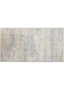 TecTake Alfombra de dise&ntilde;o vintage DALIA, pelo corto 80 x 150 cm beige - 405559