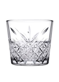 Pasabahce Confezione 6 bicchieri timeless dof in vetro lavorato trasparente cl 35,5