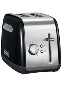 KitchenAid tostador 2 ranuras cortas negro classic metalico 5kmt2115eob