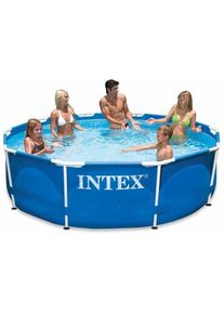 Intex 28205NP Metall Frame Pool, 244x51cm, rund, blau