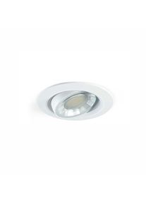 Beneito & Faure Faretto a led da incasso tondo orientabile Dimmerabile 8W IP44 4000k