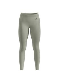 Odlo Women's BL Bottom Long Performance Warm Eco Synthetic base layer Women (L, olive/grey)