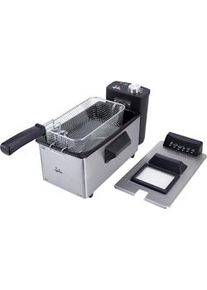 Fritadeira Jata FR680 100% removível. De 3,2 litros. Malha especial para filtrar o óleo. Anti-mistura de sabores. Cesto de grande capacidade