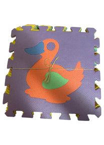 Kinder Puzzlematte Ente Motiv Spielmatte Lernspielzeug Mehrfarbig ab 24 Monate