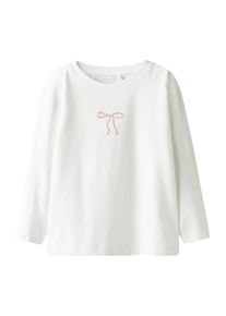 name it Flickor T-shirt 'NMFROSITA' rosa / vit Storlek 110