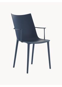 Kartell Krzesło z tworzywa sztucznego H.H.H. Niebieski, Szary S 57 x G 55 cm