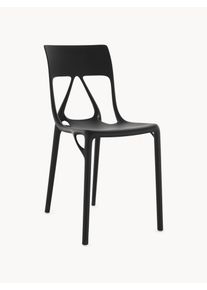 Kartell Komplet krzeseł z tworzywa sztucznego A.I., 2 elem. Czarny S 52 x G 42 cm