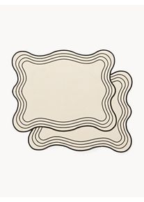 Stolov&eacute; prestierania Joss, 2 ks B&eacute;žov&aacute; Bavlna &Scaron; 50 x D 40 cm | Westwing Collection