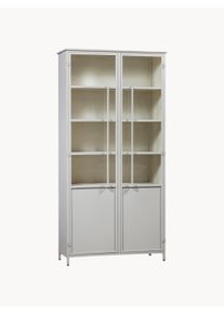 De Eekhoorn Witryna Exhibit Sand Beżowy Metal 44 x 99 x 200 cm